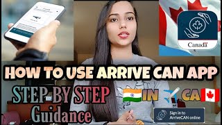 ArriveCAN  Advance CBSA Declaration  How to fill up Advance CBSA Declaration [upl. by Ahseuqal606]