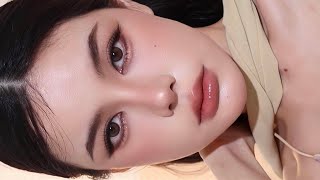 How to soft glam makeup แต่งหน้าด้วยตัวเอง โทนสีพีทสวยคมละมุน สวยจบในลุคเดียว ✨ [upl. by Alicsirp]