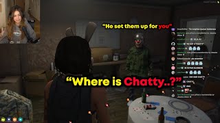 Cups SLIPS OUT of Ray Mond quotWhere is Chattyquot  GTA V RP NoPixel 40 [upl. by Dag]