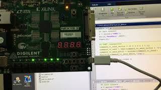 FPGA VHDL UART RECEIVER [upl. by Fokos]