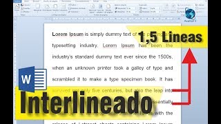 Cómo hacer Interlineado en Microsoft Word  aprende fácil y rápido [upl. by Alleda457]