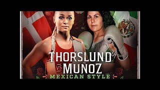 Boxen Dina Thorslund vs Yessica Munoz LIVE im TV Stream auf SPORT1 [upl. by Damick470]