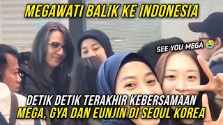 Megawati Red Sparks Mudik Ke Indonesia  Detik2 Perpisahan MegaGia Dan Eunjin Di Seoul Korea 😭 [upl. by Ahsinek382]