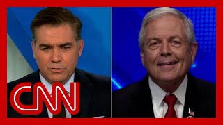 Acosta challenges hardline Republican on impact of shutdown Hear his response [upl. by Licna]