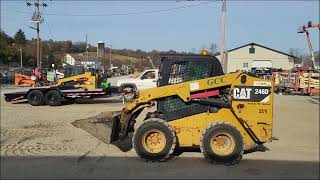 2013 CATERPILLAR 246D SKID STEER LOADER For Sale [upl. by Tennies106]