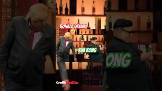 Krushna As Donald Drunk amp Kiku as Kim Kong youtubeshorts comedy badshah shorts funny [upl. by Aliuqehs718]