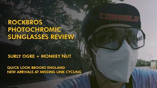 Rockbros Photochromic Sunglasses Review  Surly Ogre  Monkey Nut  Brooks Unboxing [upl. by Aidyn896]