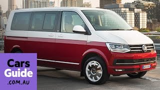 2015 Volkswagen Transporter Caravelle and Multivan review  first Australian drive [upl. by Nylhsoj255]