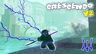 CRESCENDO V2 INSANE DAMAGE  Deepwoken Build Showcase [upl. by Arutek]