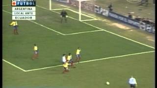 Argentina 2 Ecuador 0 Eliminatoria JaponCorea 2002 Los goles [upl. by Dareen]