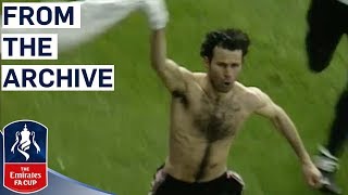 Giggs Unforgettable Solo Goal  Manchester United v Arsenal  FA Cup Semi Final 1999  Classics [upl. by Navets]