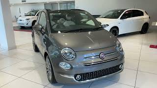 NEW CAR  Fiat 500C 10 70hp Mile Hybrid Dolcevita PLus Manual in Grey  JE74893 [upl. by Ycrep]