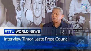 Exclusive Interview quotTimorLeste press Councilquot [upl. by Hephzipa]