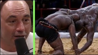 Joe Rogan Reacts to Senegalese Wrestling [upl. by Lissak503]