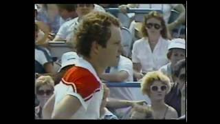 1983 U S Open  Scanlon Vs McEnroe Set 1 Highlights [upl. by Hebbe]