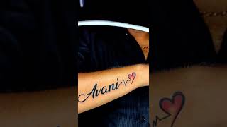 Name art of avani comment your name for this art avani youtubeshorts ytshorts [upl. by Imerej]