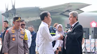 Presiden Jokowi Lepas Bantuan Kemanusiaan Untuk Palestina Halim Perdanakusuma 4 November 2023 [upl. by Rehportsirhc72]