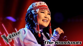 Enkhmaa A  quotSilent Skyquot  The Knock Out  The Voice of Mongolia 2022 [upl. by Kalk]