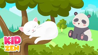 Relaxing Music For Children  Be Calm and Focused cute animals  3 Hours Extended Mix [upl. by Kus745]