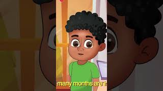 Months of the Year  Nursery Rhymes  Kids Songs  Educational Hip Hop 12 months in a year [upl. by Mchale537]