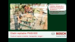 Etabli Bosch  PWB 600 [upl. by Benildas]