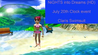 NiGHTS into Dreams HD July 20th event  Claris in Splash Garden [upl. by Rochus658]