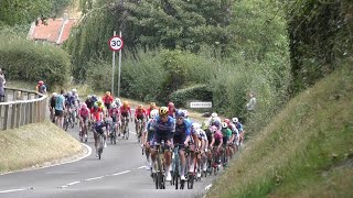 Tour de Britain stage 2 Darlington to Redcar passing through Whitby amp King O the mountain at Leith [upl. by Bibeau]