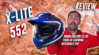 Review casco Xlite X552 Ultra Carbon NCom un casco de trail de carbono ⛰🏍 [upl. by Neerac638]