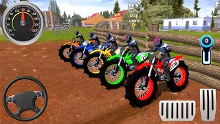 Motor Dirt Bikes Driving  Motocross racing video game 1  Offroad Outlaws Android Gameplay FHD [upl. by Clemmie]