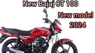 Bajaj ct 100 new model 2024 Rj18 motovlogger [upl. by Alywt]