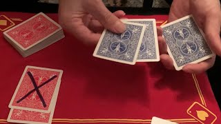 Variation of Alex Elmsley’s Dazzle my own handling  sleight of hand card magic trick [upl. by Phyl264]