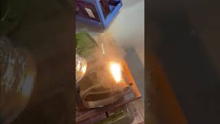 SFX 3000W Laser Cleaning Machine Rust Removal from Cast Iron Pipe [upl. by Tartaglia]