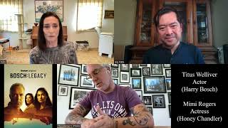 Titus Welliver and Mimi Rogers Interview for Freevees Bosch Legacy S2 [upl. by Dilks429]