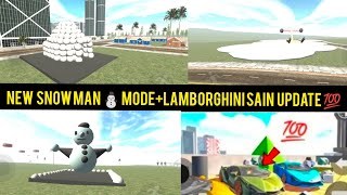 New Snow ManLamborghini sain updated on the Indian bike driving 3D HarshinGame [upl. by Norvil320]