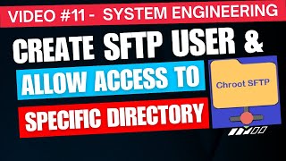 Create SFTP user and allow access to specific directory  SFTP Chroot [upl. by Egoreg]