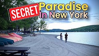 A Secret Paradise found in New York Eagle Point Campground MUST see for yourselfsite by site tour [upl. by Odrarebe]