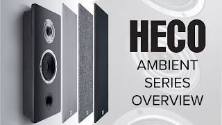 HECO Ambient 44F 22F 11F OnWall Speaker Review  Easy amp Affordable Home Theater Speakers [upl. by Yojenitsirk]