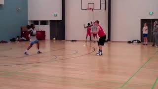 Youth Basketball Drills Danish Contested Layups [upl. by Apps]