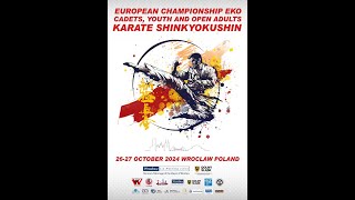 2024 European Karate Championship For Juniors U16 And Youths  Tatami D  KATA [upl. by Ahsimaj]