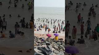 Digha sea beach water waves 🌊⛱️  beautiful weather 🌞🌤️🌈  shortvideo dighaseabeach viralshorts [upl. by Melar]