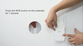 How to Set Up TPLink Range Extender RE215 via WPS [upl. by Sheelah]