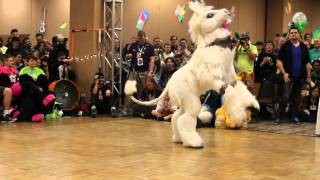 Isabelle Unicorn  BLFC 2014 Fursuit Dance Competition [upl. by Ziana]