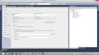 Como crear un Servicio Windows con Visual Studio 2010 y C Windows 8 Pro [upl. by Morvin441]