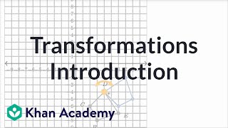 Introduction to transformations  Transformations  Geometry  Khan Academy [upl. by Anan]