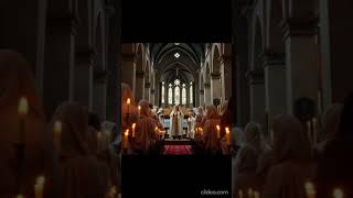 PANIS ANGELICUS Latin Gregorian chant in Georgian language [upl. by Tailor]