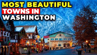 10 Most Beautiful Towns in Washington [upl. by Eoz257]