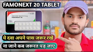 Famonext 20 tablet uses dose benefits and side effects full reviewhow to take [upl. by Atibat935]