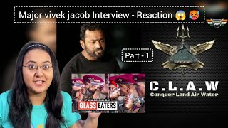 Major vivek jacob Interview  Reaction glass eating ceremony AnushkaReacts [upl. by Lareneg]