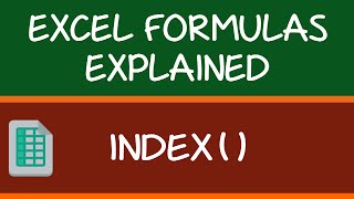 INDEX Formula in Excel  Explained with Examples [upl. by Thorner752]