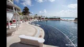 Sandos Cancun Lifestyle Resort AllInclusive Mexico  Walkthrough and Montage [upl. by Leslee309]